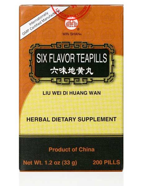 Box of 200 pills, net weight 1.2 ounces (33 grams), of herbal dietary supplement.