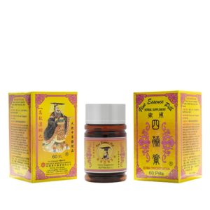 Bottle of 60 pills, ultra concentration herbal supplement, with english and chinese text.