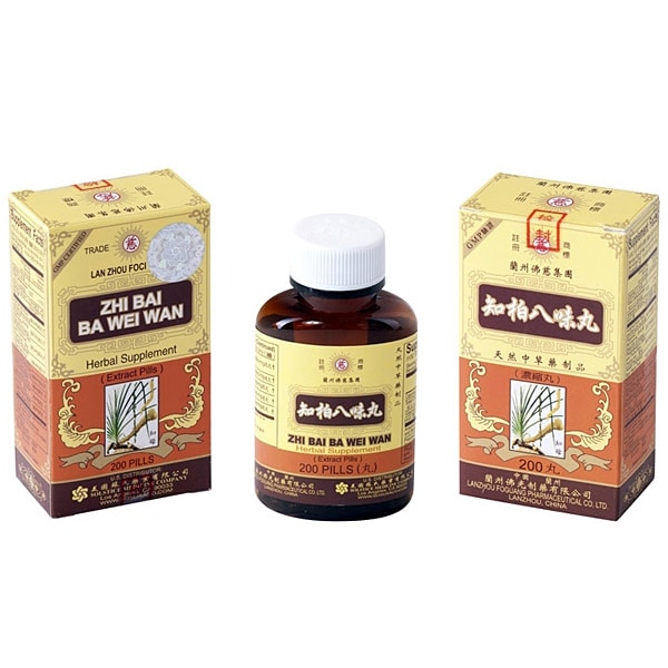 Bottle of 200 herbal supplement extract pills. Text is written in english and chinese.