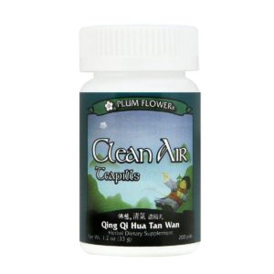 Bottle of 200 pills of herbal dietary supplement, net weight 1.2 ounces, or 33 grams. English and chinese text.